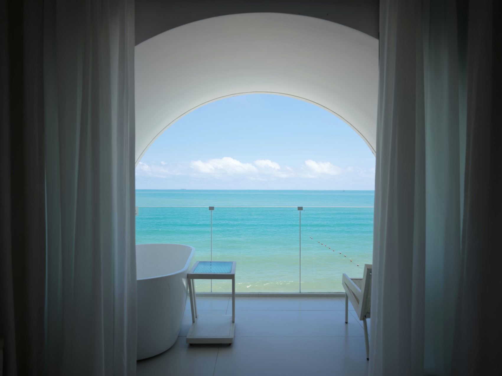 When the room stops talking, the sea starts.